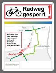 Umleitung Übersichtstafel Umleitung Übersichtstafel